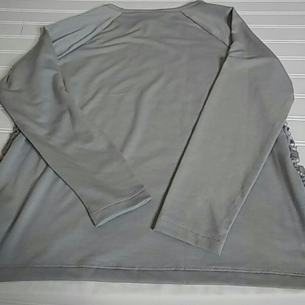 Ruby Rd. Raglan Lace Top - Picture 4 of 4